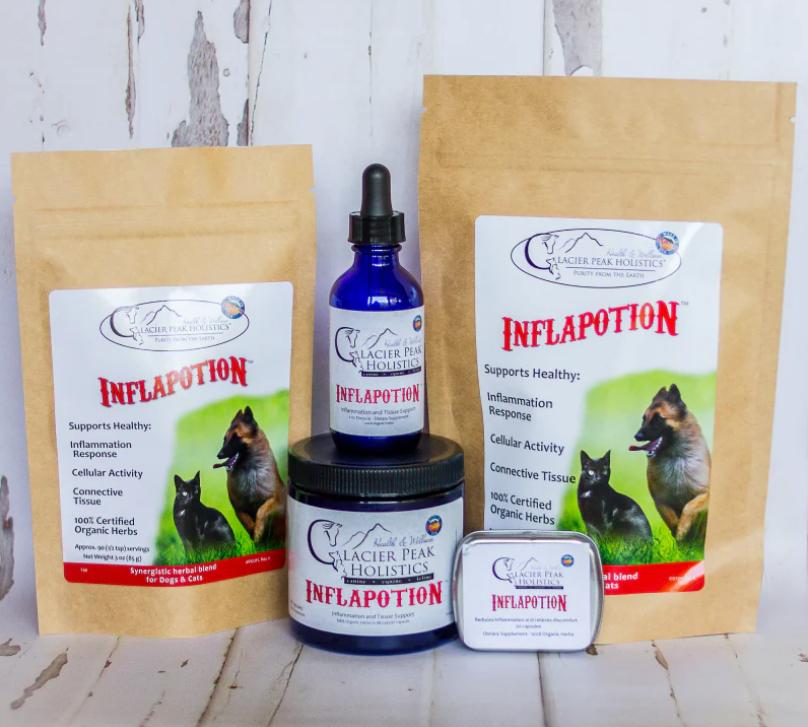 Glacier Peak Inflapotion | Pain Anti-Inflammatory IVDD Joint Support | Holistic Healthcare for Dogs & Cats