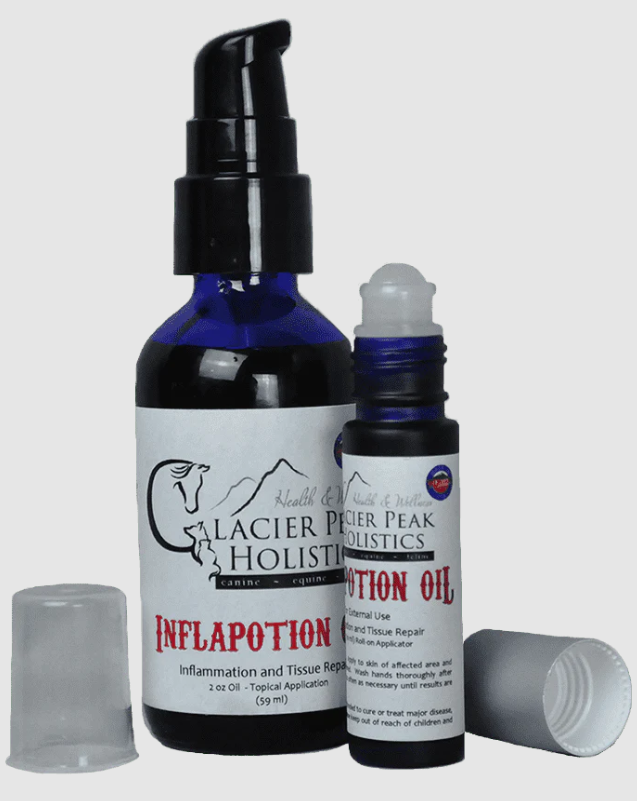 Glacier Peak Inflapotion Oil (2oz) Topical Pain Joint Support for Dogs and Cats