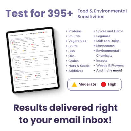 Glacier Peak Pet Intolerance Test Food Allergy Environmental Sensitivity for Dogs and Cats