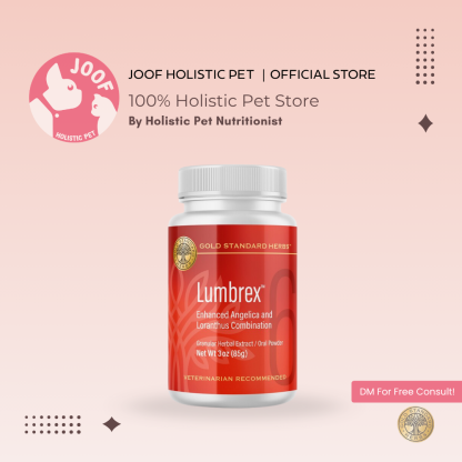 Gold Standard Herbs Lumbrex (85g & 250g) Arthritis IVDD Spine Hip Joint Anti Inflammatory Support TCM Herbal Blend for Dogs and Cats