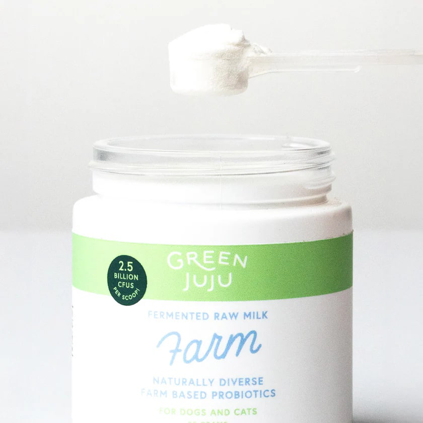 Green Juju Farm | Naturally Fermented Raw Goat's Milk Pre & Probiotics Gut Support | Holistic Healthcare for Dogs & Cats