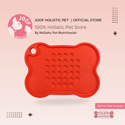 Mine Pet Platter Bone Plate (5 Colors) Slow Feeder Anti Bloat Stress Free Natural Feeding Support for Dogs and Cats