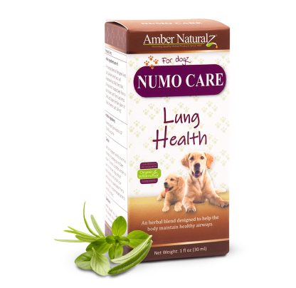 Amber Naturalz Numo Care™ Lung Health | Tracheal, Bronchial, Respiratory, Pollutants Support | Holistic Healthcare for Dogs and Cats