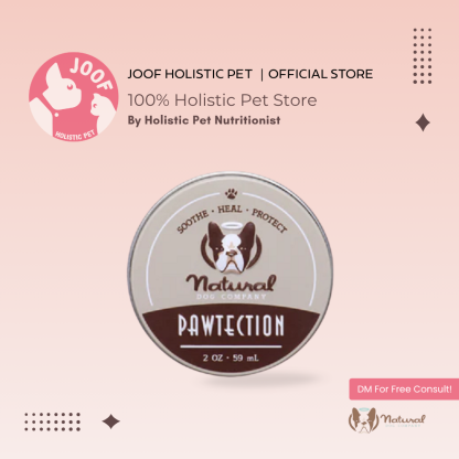 Natural Dog Company PawTection Tin (2oz & 4oz) Paw Protection Hot Pavement Wax Balm for Dogs