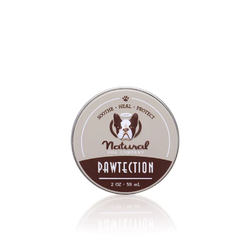 Natural Dog Company PawTection Tin (2oz & 4oz) Paw Protection Hot Pavement Wax Balm for Dogs