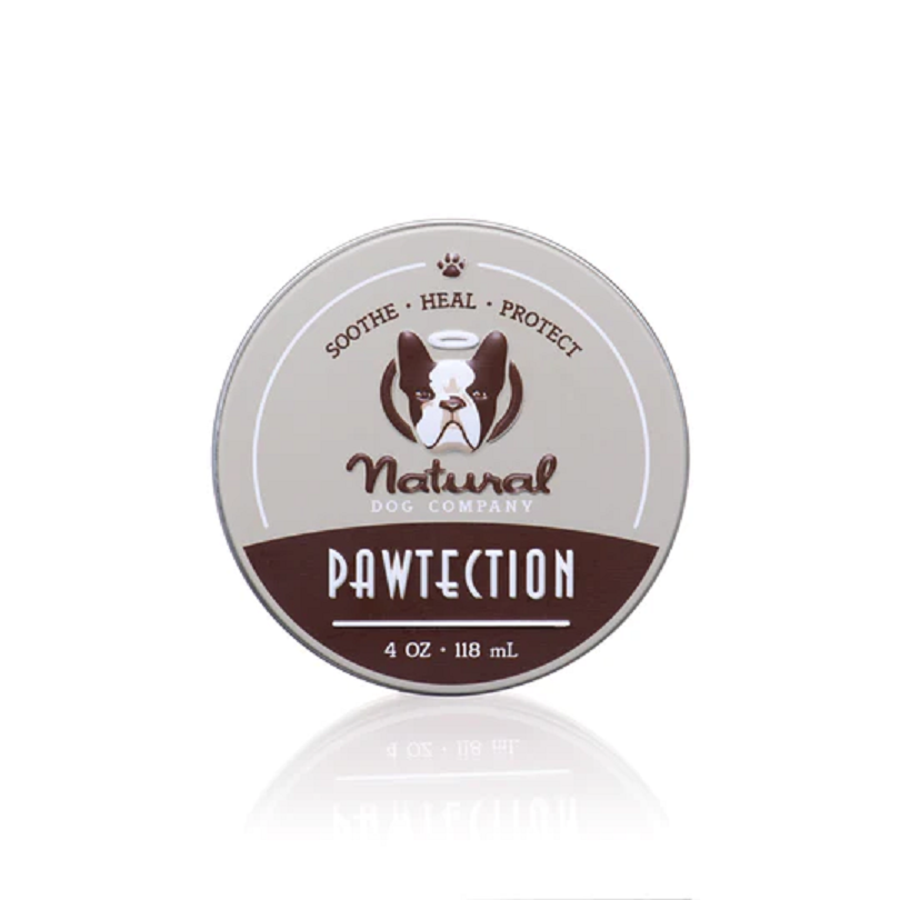 Natural Dog Company PawTection Tin (2oz & 4oz) Paw Protection Hot Pavement Wax Balm for Dogs
