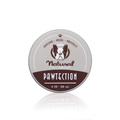 Natural Dog Company PawTection Tin (2oz & 4oz) Paw Protection Hot Pavement Wax Balm for Dogs