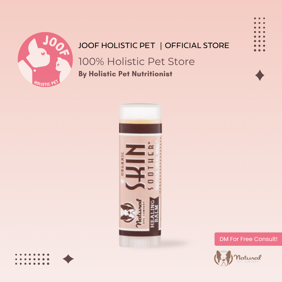 Natural Dog Company Skin Soother Stick (0.15oz & 2oz) Hotspot Itch Rash Healing Balm for Dogs
