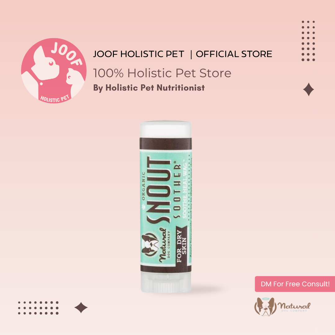 Natural Dog Company Snout Soother Stick (0.15oz & 2oz) Dry Nose Hyperkeratosis Healing Balm for Dogs