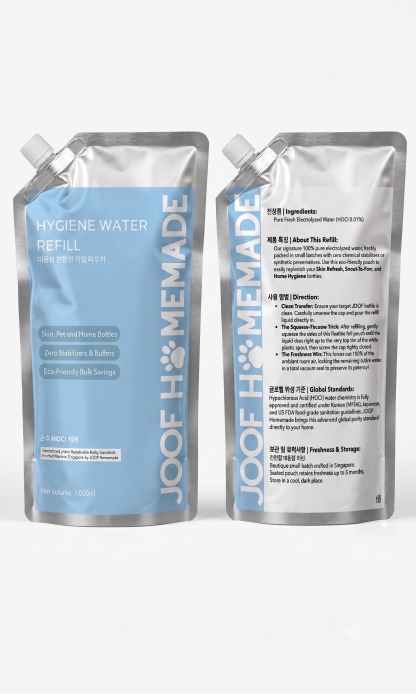 JOOF Hygiene Water (200ml/500ml/1L) HOCL Pet Cleaner Disinfectant Deodorizer for Dogs Cats Humans