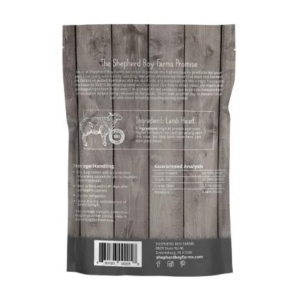 Shepherd Boy Farms Lamb Hearts | Freeze-Dried Treats Whole Food Toppers For Dogs and Cats | Premium Pet Treats