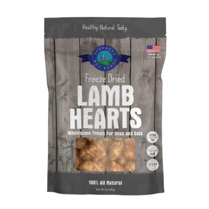 Shepherd Boy Farms Lamb Hearts | Freeze-Dried Treats Whole Food Toppers For Dogs and Cats | Premium Pet Treats