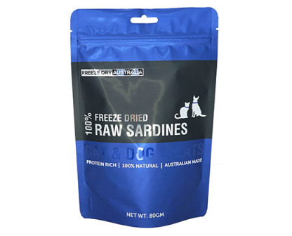 Freeze Dry Australia Whole Sardines | Freeze-Dried Treats Whole Food Toppers For Dogs and Cats | Premium Pet Treats