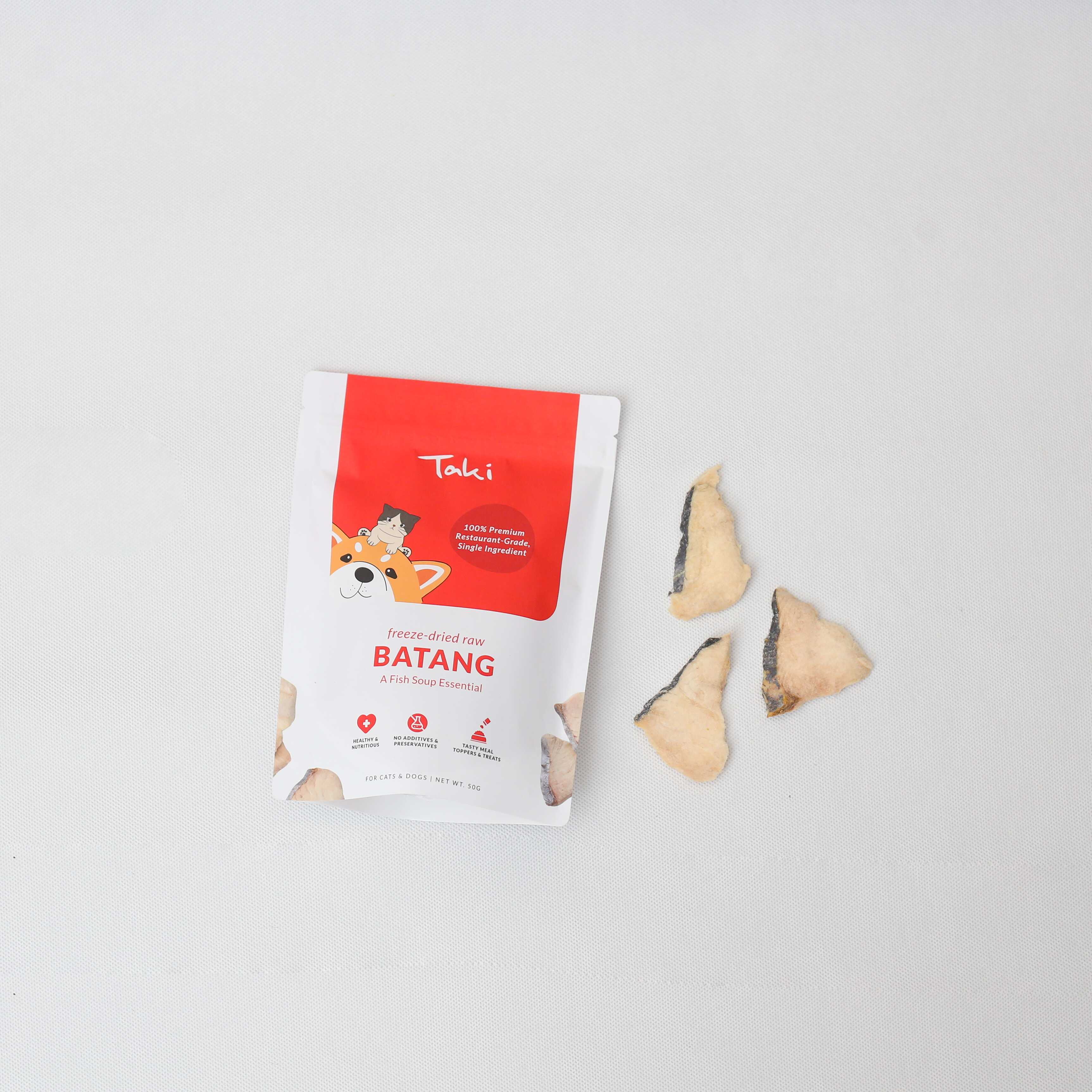 Taki Pets Batang 50g | Freeze-Dried Treats Whole Food Toppers For Dogs and Cats | Premium Pet Treats