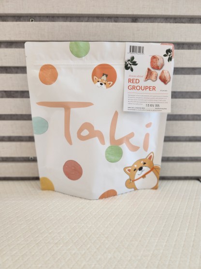 Taki Pets Red Grouper | Freeze-Dried Treats Whole Food Toppers For Dogs and Cats | Premium Pet Treats