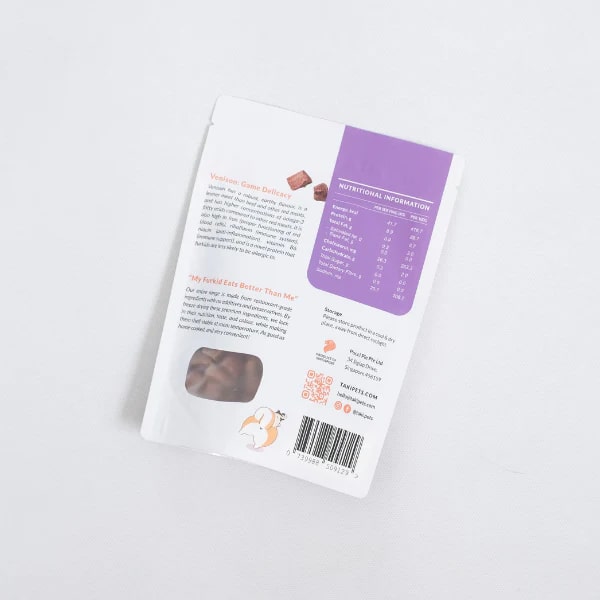 Taki Pets Venison 50g | Freeze-Dried Treats Whole Food Toppers For Dogs and Cats | Premium Pet Treats
