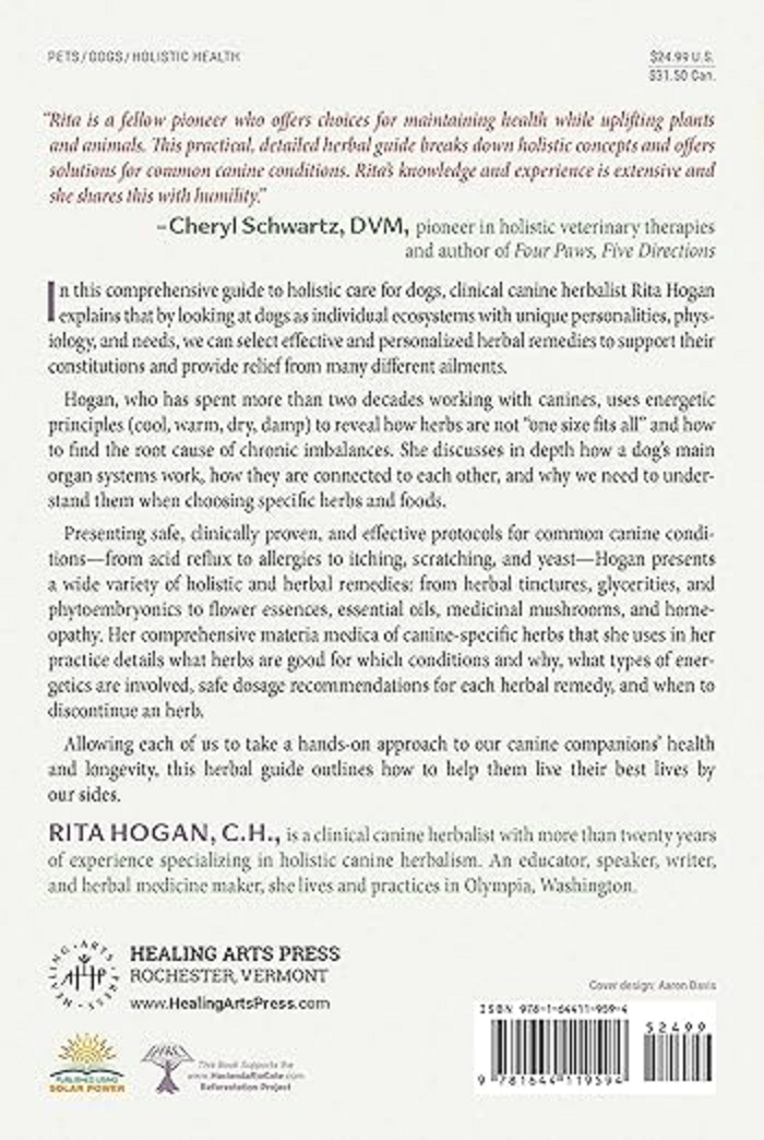The Herbal Dog Rita Hogan Herbal Remedies Natural Dog Care Book