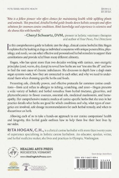 The Herbal Dog Rita Hogan Herbal Remedies Natural Dog Care Book