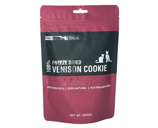 Freeze Dry Australia Venison Cookie | Freeze-Dried Treats Whole Food Toppers For Dogs and Cats | Premium Pet Treats