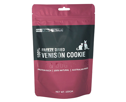 Freeze Dry Australia Venison Cookie | Freeze-Dried Treats Whole Food Toppers For Dogs and Cats | Premium Pet Treats