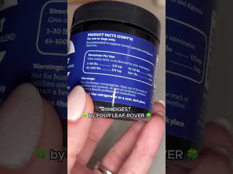 Four Leaf Rover Digest | Digestive Pancreatitis Support + Soil Based Probiotics | Holistic Healthcare for Dogs