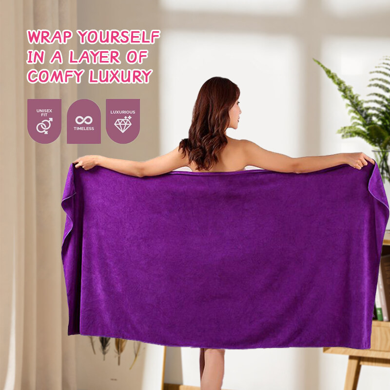 GVI Hot Picks tisue murah Bath Towel Tuala Mandi Dewasa Extra Besar Microfiber Janji Serap Air !! 70*140cm micocosui Abs