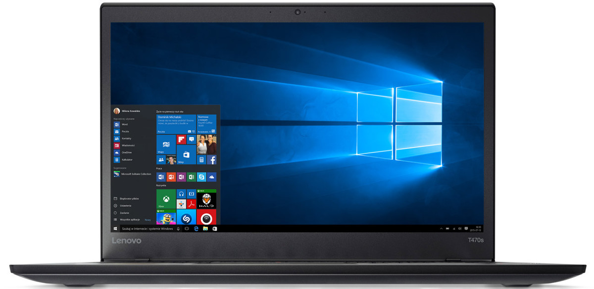 Notebook Retake Lenovo ThinkPad T470s Intel Core i5 (6th Gen) 14" FHD / 8GB RAM / 240GB SSD