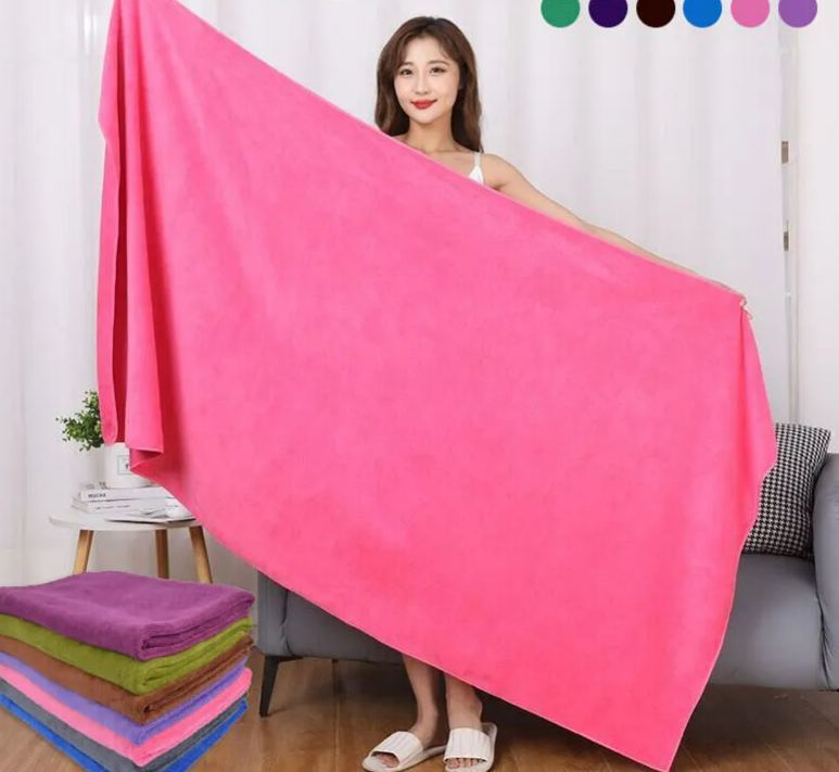 GVI Hot Picks tisue murah Bath Towel Tuala Mandi Dewasa Extra Besar Microfiber Janji Serap Air !! 70*140cm micocosui Abs