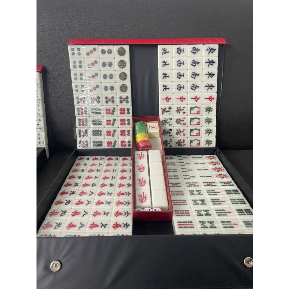 麻将牌扑克麻将Mahjong Rummy【 】 拉米麻将/三人麻将/四人麻将Mahjong Set Mahjong Rummy Poker  88张/168张高品质触感所有玩法– GVI GroupBuy MALL