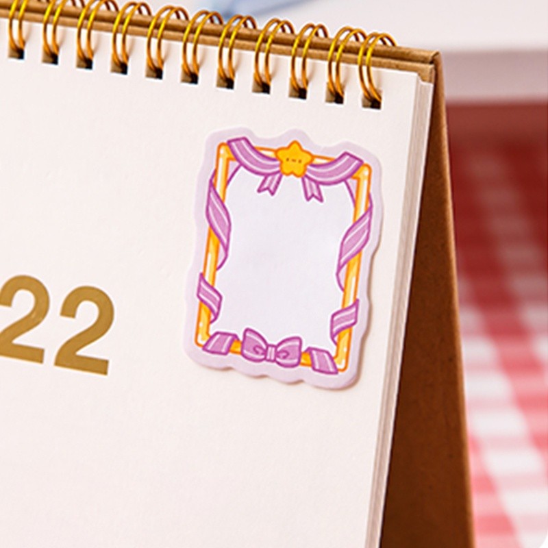 60 Sheets Cute Cartoon Shaped Sticky Notes Student Tearable Note Paper ...