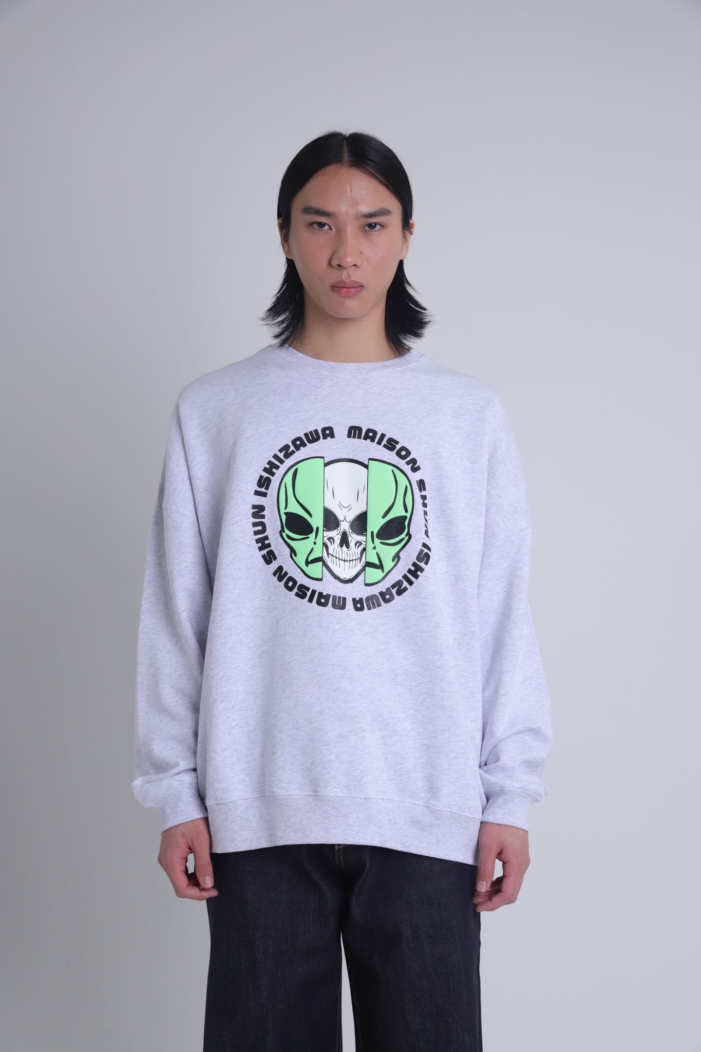 SKULL GREY sweat