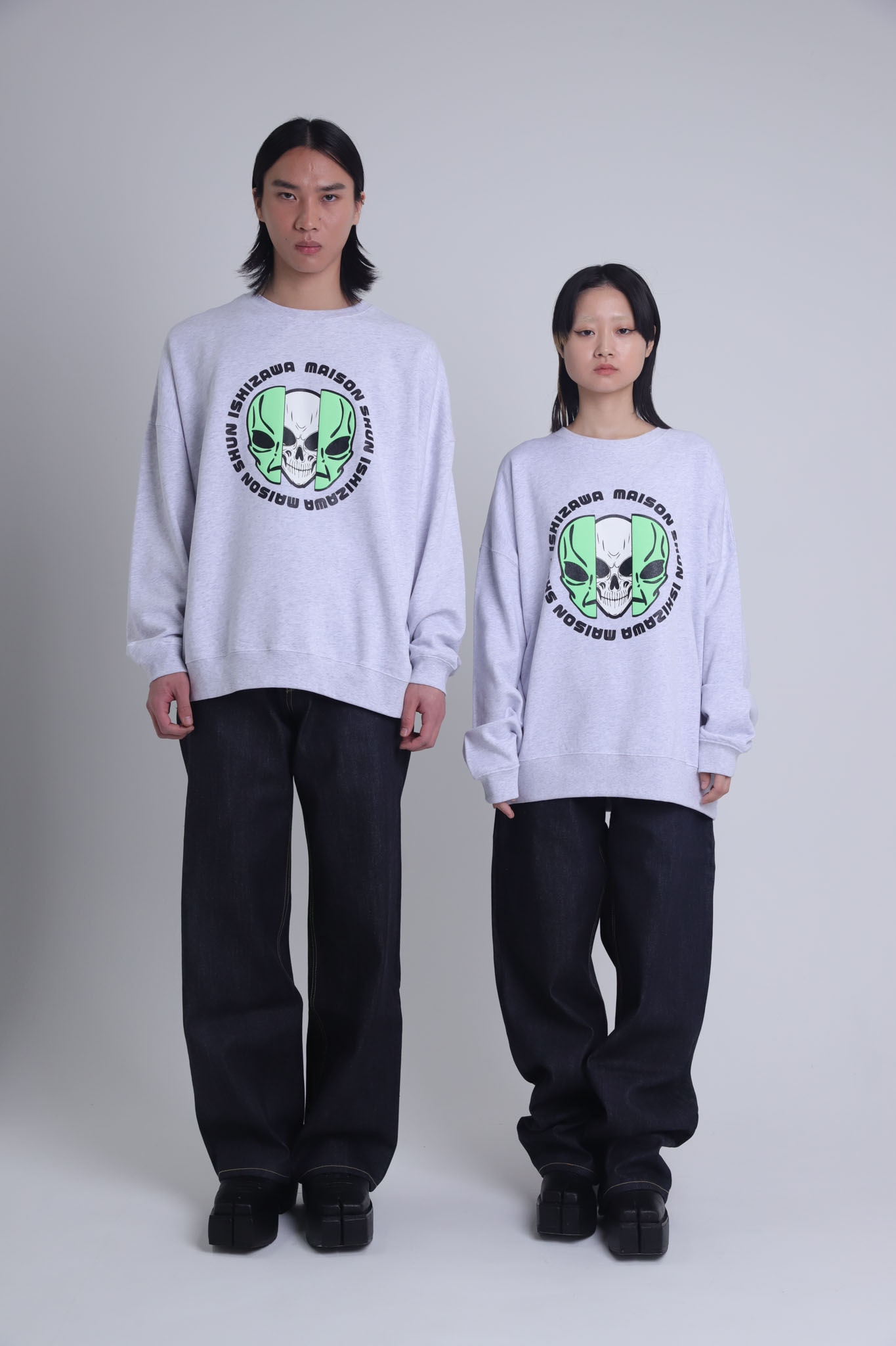 SKULL GREY sweat