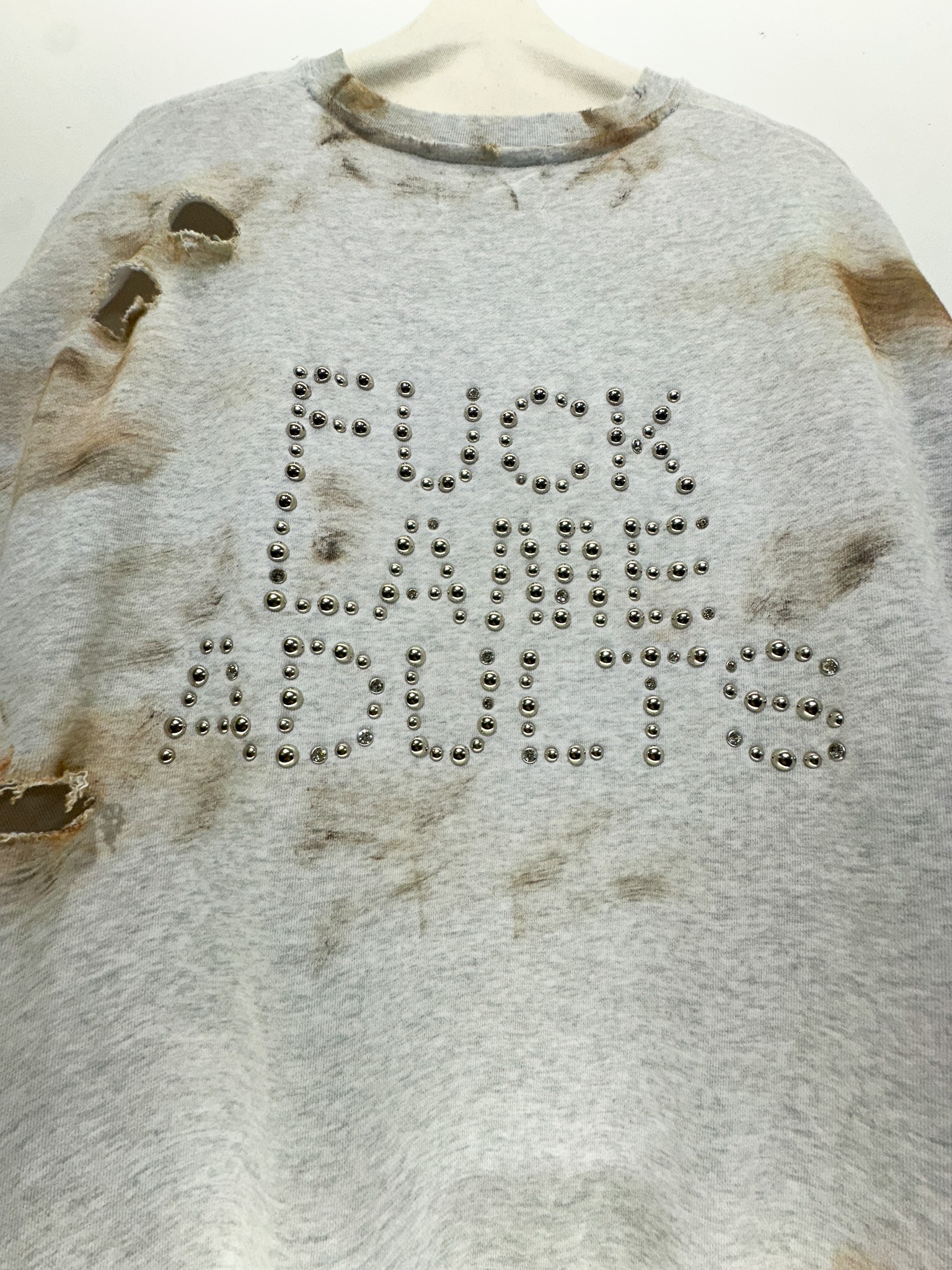 BONE STRUCTURE STUDS SWEATSHIRT