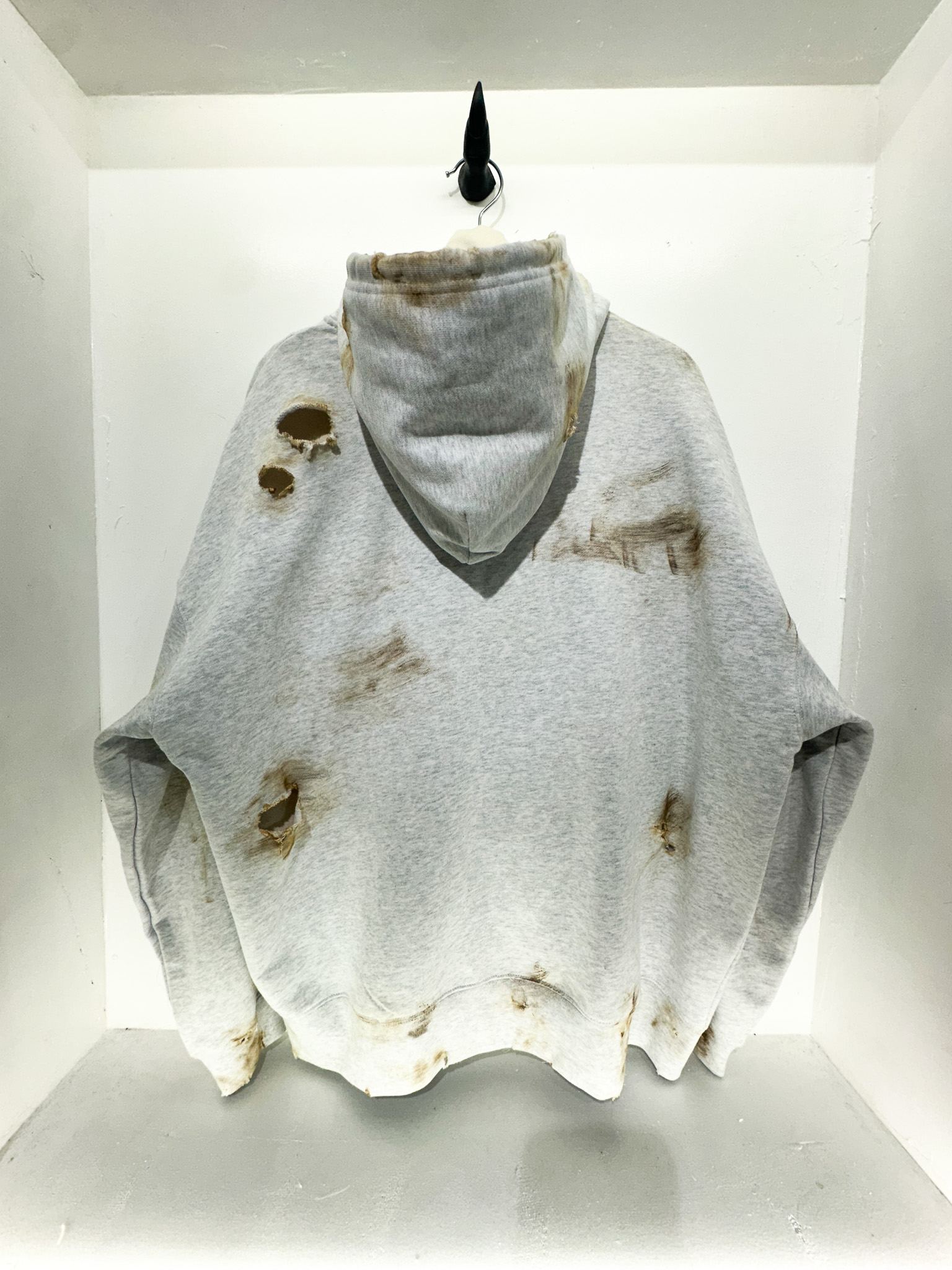 BONE STRUCTURE STUDS ZIP HOODIE 