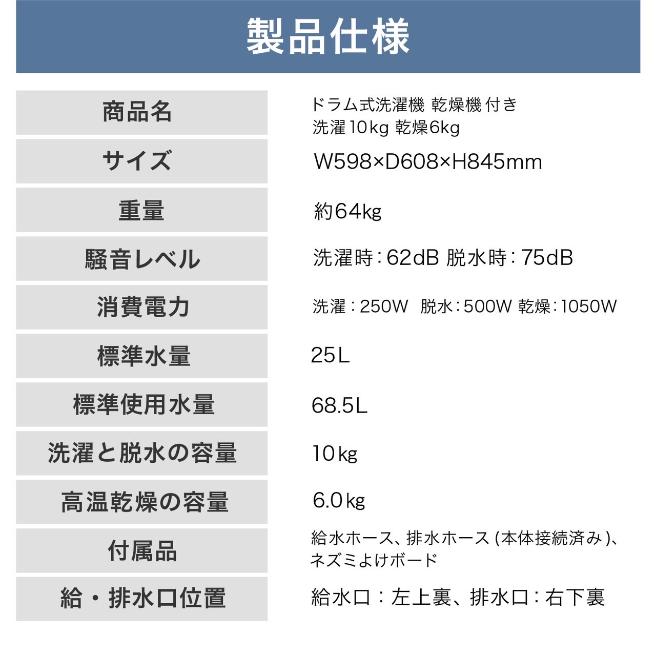 ドラム式洗濯乾燥機