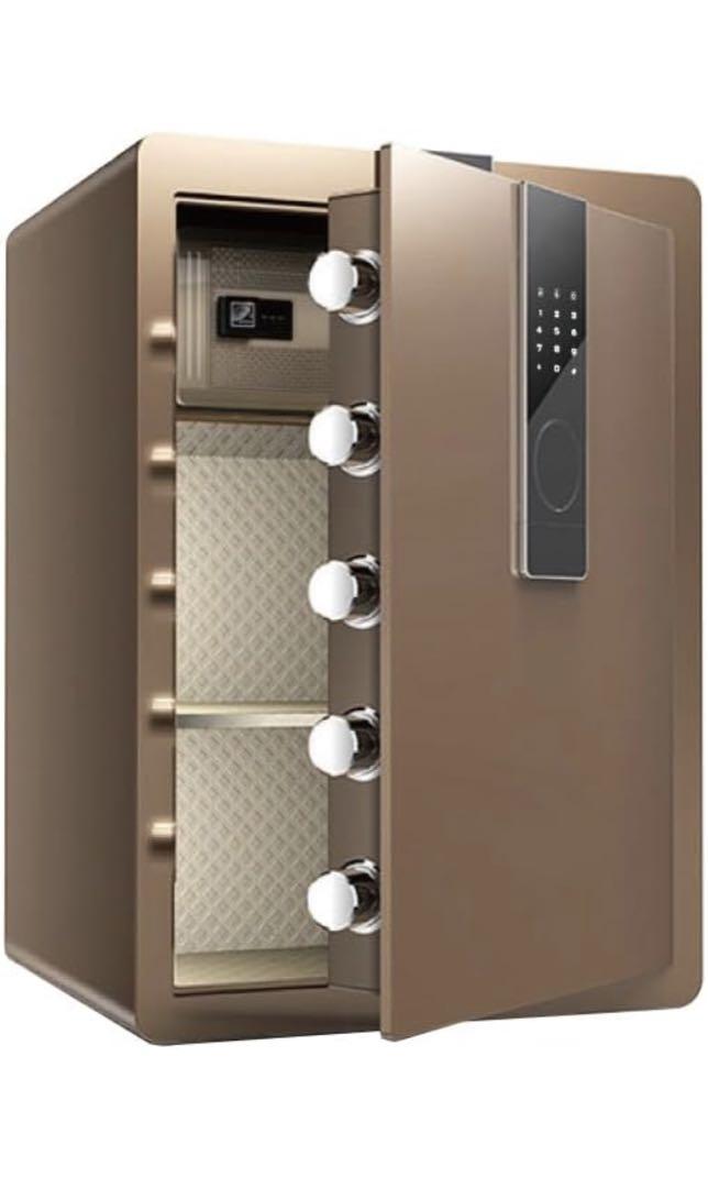 金庫 大型 75L 防犯 アラーム付 家庭用 オフィス アンカーボルト付き