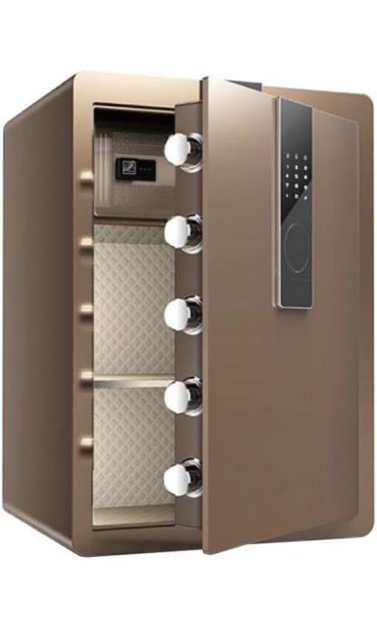 金庫 大型 75L 防犯 アラーム付 家庭用 オフィス アンカーボルト付き