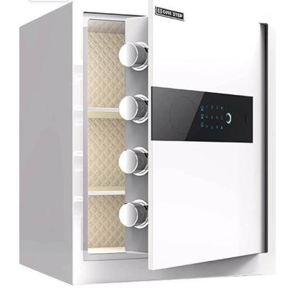 電子金庫 タッチパネル (45cm) 指紋認証 アラーム機能付き 壁付け対応