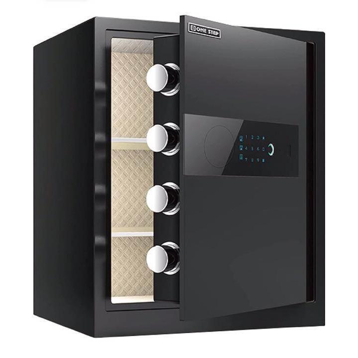 電子金庫 タッチパネル (45cm) 指紋認証 アラーム機能付き 壁付け対応