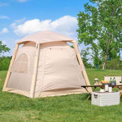 テント 2人用 エアーテント 大型 インフレータブルテント 3人用 エアフレーム ロッジテント ハウステント
