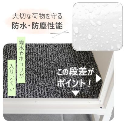 宅配ボックス 戸建 大型 防水 屋外 後付け 大容量 複数投函 可能 鍵 両開き 黒 おしゃれ ネコラクボックス
