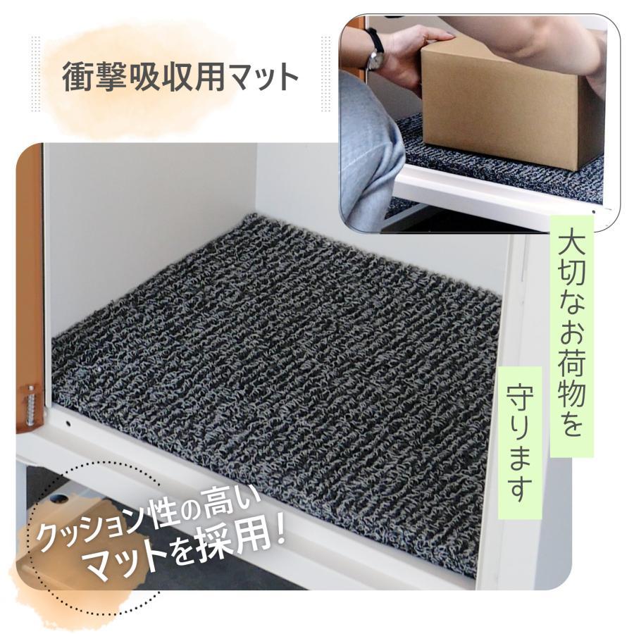 宅配ボックス 戸建 大型 防水 屋外 2段 後付け ポスト一体型 ポスト 郵便受け 両開き 鍵 大容量 おしゃれ