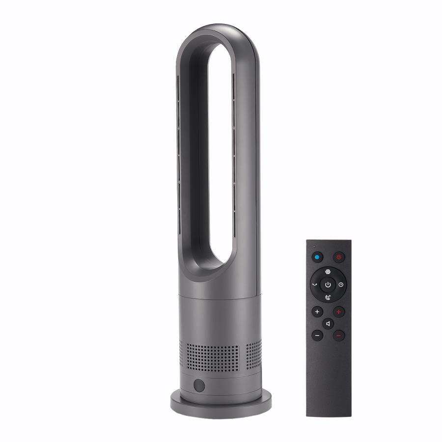 タワーファン 冷暖 扇風機 冷暖兼用 dcモーター 静音 冷暖房 温風冷風 サーキュレーター 羽なし スリム 76cm