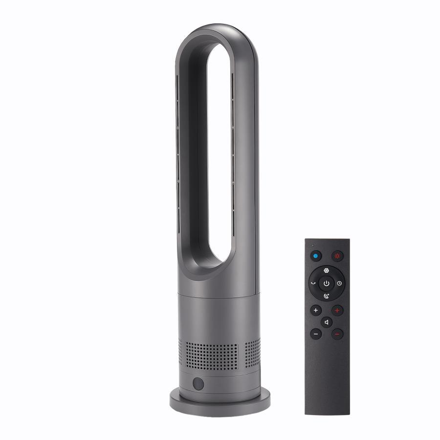 タワーファン 冷暖 扇風機 冷暖兼用 dcモーター 静音 冷暖房 温風冷風 サーキュレーター 羽なし スリム 76cm