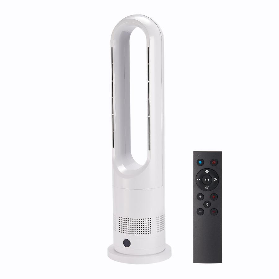 タワーファン 冷暖 扇風機 冷暖兼用 dcモーター 静音 冷暖房 温風冷風 サーキュレーター 羽なし スリム 76cm