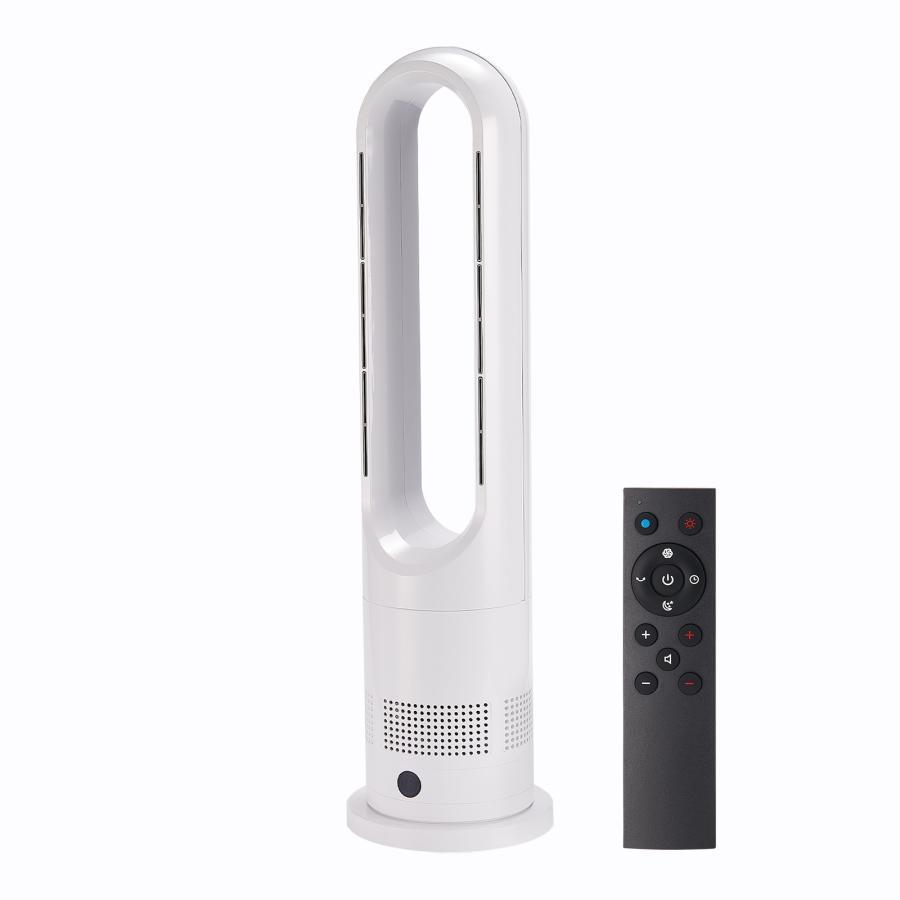 タワーファン 冷暖 扇風機 冷暖兼用 dcモーター 静音 冷暖房 温風冷風 サーキュレーター 羽なし スリム 76cm