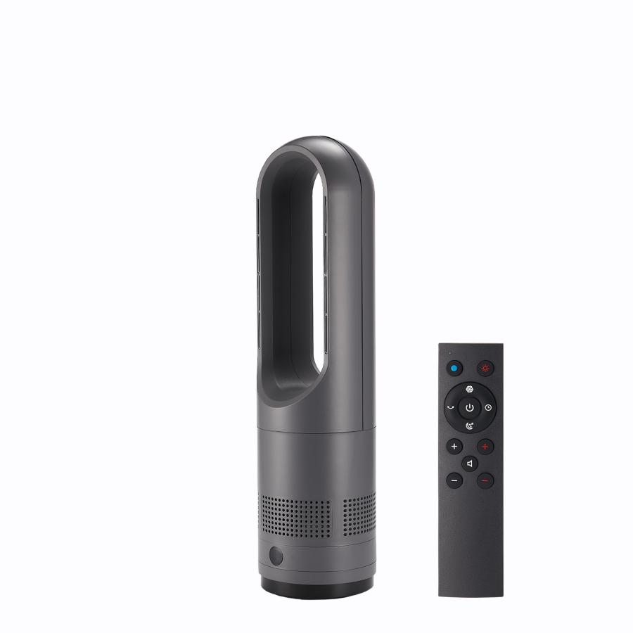 タワーファン 冷暖 扇風機 冷暖兼用 dcモーター 静音 冷暖房 温風冷風 サーキュレーター 羽なし ミニ 56cm