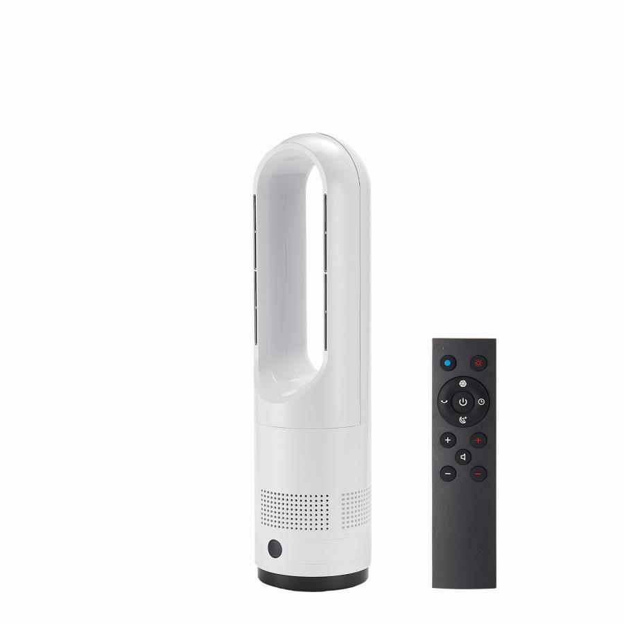 タワーファン 冷暖 扇風機 冷暖兼用 dcモーター 静音 冷暖房 温風冷風 サーキュレーター 羽なし ミニ 56cm