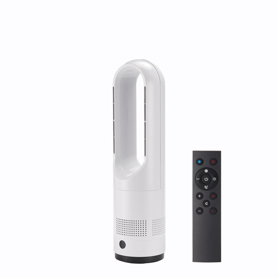 タワーファン 冷暖 扇風機 冷暖兼用 dcモーター 静音 冷暖房 温風冷風 サーキュレーター 羽なし ミニ 56cm