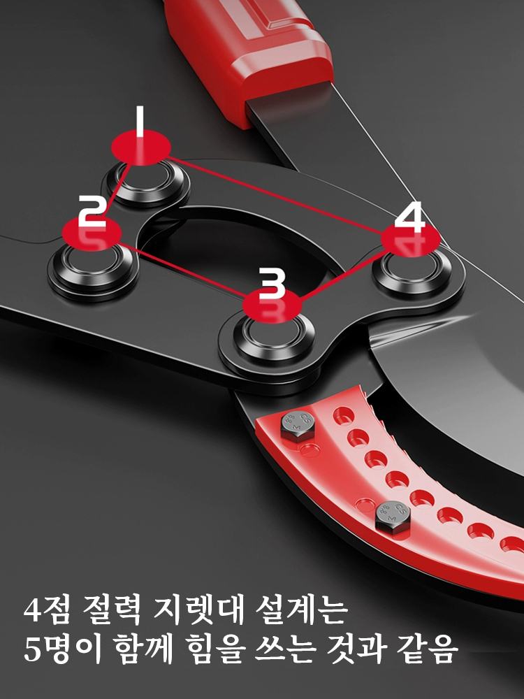 업그레이드된 큰 개구부 가지치기 가위